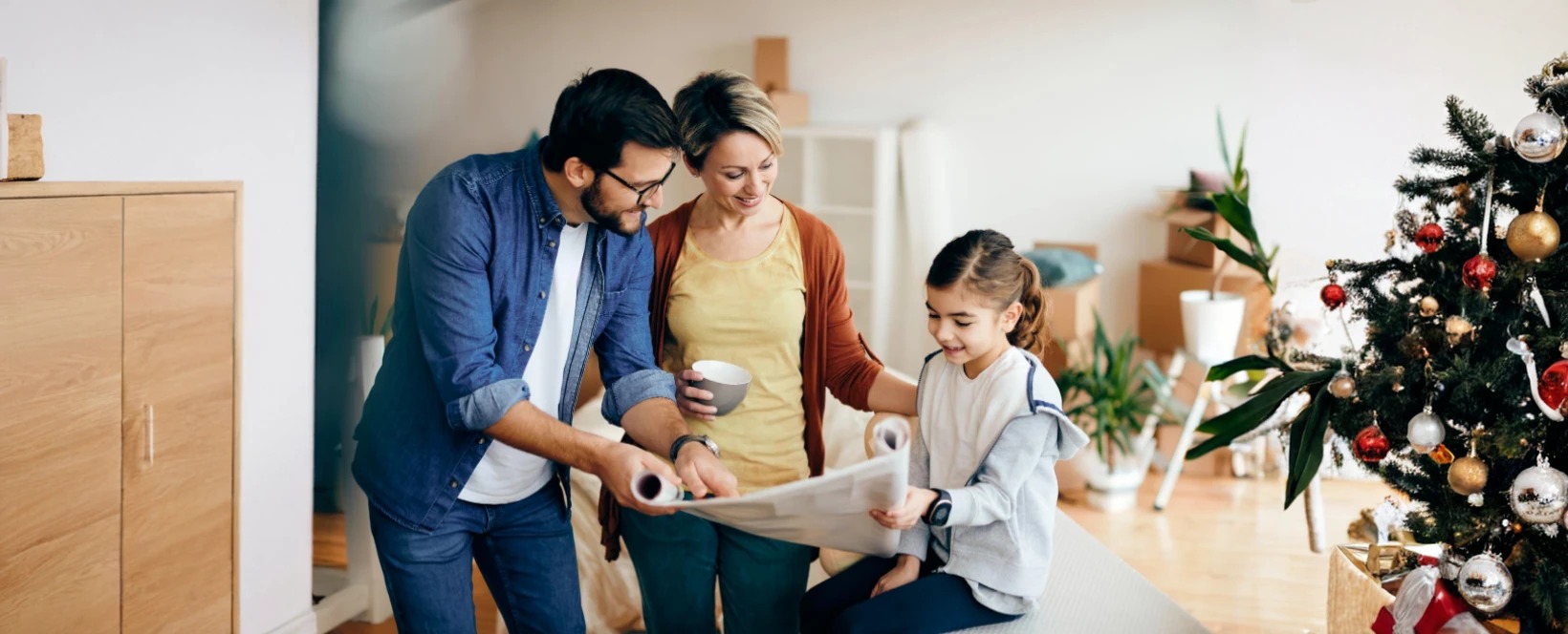 Happy Family with Insurance